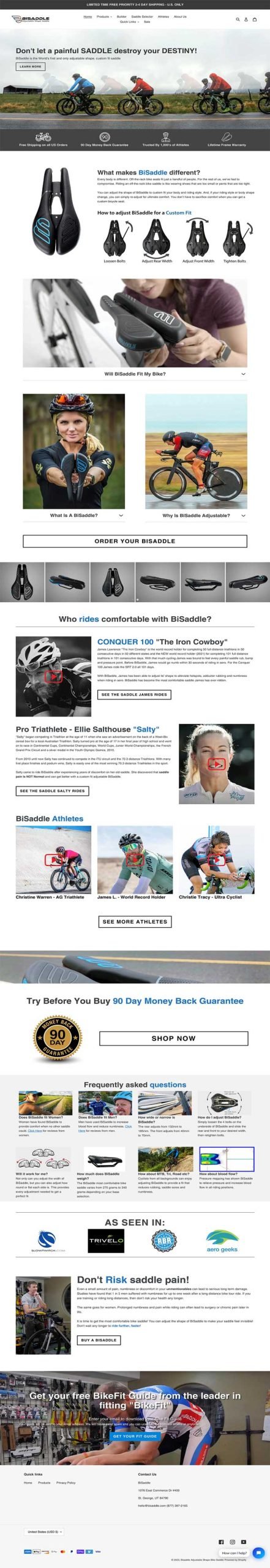 bisaddle-website